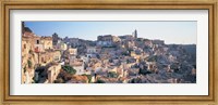 Framed Houses in a town, Matera, Basilicata, Italy
