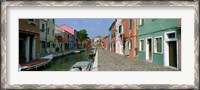 Framed Burano, Venice, Veneto, Italy