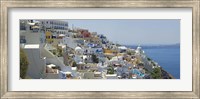 Framed Houses in a city, Santorini, Cyclades Islands, Greece