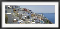 Framed Houses in a city, Santorini, Cyclades Islands, Greece