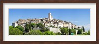 Framed Low angle view of a walled city, Saint Paul De Vence, Provence-Alpes-Cote d'Azur, France
