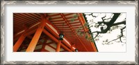 Framed Low angle view of a shrine, Heian Jingu Shrine, Kyoto, Kyoto Prefecture, Kinki Region, Honshu, Japan