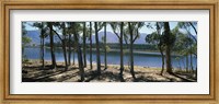 Framed dam on a farm in Hermon, South Africa