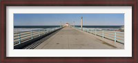Framed Hut on a pier, Manhattan Beach Pier, Manhattan Beach, Los Angeles County, California (horizontal)