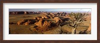 Framed Rock Formations from a Distance, Monument Valley, Arizona, USA