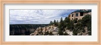 Framed Low angle view of a building, Grand Canyon Lodge, Bright Angel Point, North Rim, Grand Canyon National Park, Arizona, USA