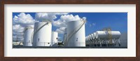 Framed Storage tanks in a factory, Miami, Florida, USA