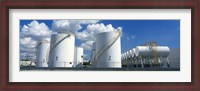 Framed Storage tanks in a factory, Miami, Florida, USA