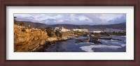 Framed Old whaling station on the coast, Hermanus, Western Cape Province, Republic of South Africa