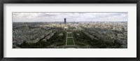 Framed view of Paris from the Eiffel Tower, Paris, France