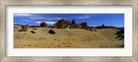 Framed Rocks on an arid landscape, Pico de Teide, Tenerife, Canary Islands, Spain