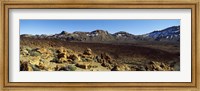 Framed Dormant volcano in a national park, Pico de Teide, Tenerife, Canary Islands, Spain