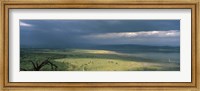 Framed Clouds over mountains, Lake Nakuru, Great Rift Valley, Lake Nakuru National Park, Kenya