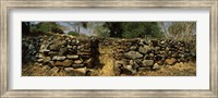 Framed Ruins of a stone wall, Thimlich Ohinga, Lake Victoria, Great Rift Valley, Kenya