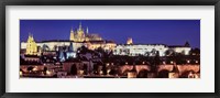 Framed Charles Bridge, Hradcany Castle, St. Vitus Cathedral, Prague, Czech Republic