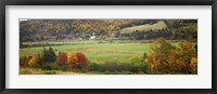 Framed Cape Breton Highlands near North East Margaree, Nova Scotia, Canada