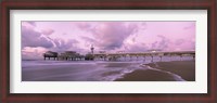 Framed Tourist resort at the seaside, Scheveningen, The Hague, South Holland, Netherlands