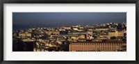 Framed Aerial view of Alfama, Lisbon, Portugal