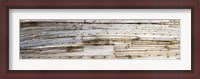 Framed Details of an old whaling boat hull, Spitsbergen, Svalbard Islands, Norway