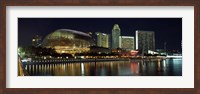 Framed Esplanade Theater, The Singapore Flyer, Singapore River, Singapore