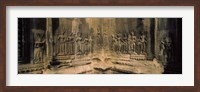 Framed Carvings  in a temple, Angkor Wat, Cambodia