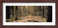 Framed Carvings  in a temple, Angkor Wat, Cambodia