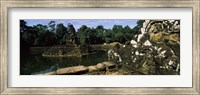 Framed Statues in a temple, Neak Pean, Angkor, Cambodia