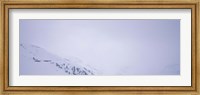 Framed High angle view of a ski resort, Arlberg, St. Anton, Austria