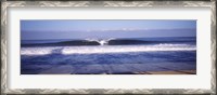 Framed Waves in the sea, North Shore, Oahu, Hawaii, USA