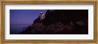 Framed Bass Head Lighthouse, Bass Harbor, Mount Desert Island, Maine
