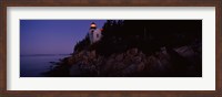 Framed Bass Head Lighthouse, Bass Harbor, Mount Desert Island, Maine