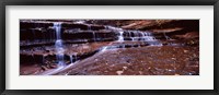 Framed Stream flowing through rocks, North Creek, Utah