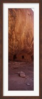 Framed Anasazi Ruins, Mule Canyon, Utah, USA