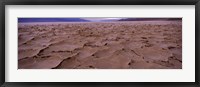 Framed Textured salt flats, Death Valley National Park, California, USA