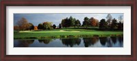 Framed Pond in a golf course, Westwood Golf Course, Vienna, Fairfax County, Virginia, USA