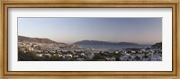 Framed High angle view of a town, The Castle of San Pedro, Bodrum, Aegean Sea, Turkey