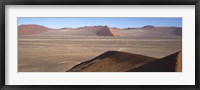 Framed Sand dunes, Namib Desert, Namibia