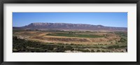 Framed Road from Cape Town to Namibia near Vredendal, Western Cape Province, South Africa