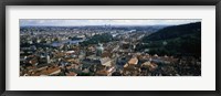 Framed Aerial view of Prague, Czech Republic