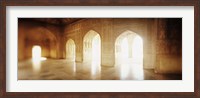 Framed Interiors of a hall, Agra Fort, Agra, Uttar Pradesh, India
