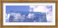 Framed Sky reflected on a building, Kunstmuseum Stuttgart, Stuttgart, Baden-Wurttemberg, Germany