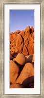 Framed Rock formations on a landscape, Twenty Nine Palms, San Bernardino County, California, USA