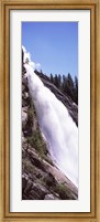 Framed Low angle view of a waterfall, Nevada Fall, Yosemite National Park, California, USA