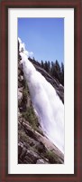 Framed Low angle view of a waterfall, Nevada Fall, Yosemite National Park, California, USA