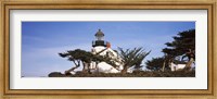Framed Low angle view of a lighthouse, Point Pinos Lighthouse, Pacific Grove, California