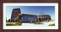 Framed Facade of a stadium, Lambeau Field, Green Bay, Wisconsin, USA