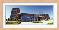 Framed Facade of a stadium, Lambeau Field, Green Bay, Wisconsin, USA