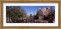 Framed Buildings in a city, Amsterdam, North Holland, Netherlands