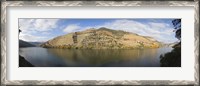 Framed Vineyards at the riverside, Cima Corgo, Duoro River, Douro Valley, Portugal