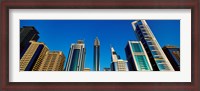 Framed Low angle view of buildings, Dubai, United Arab Emirates 2010